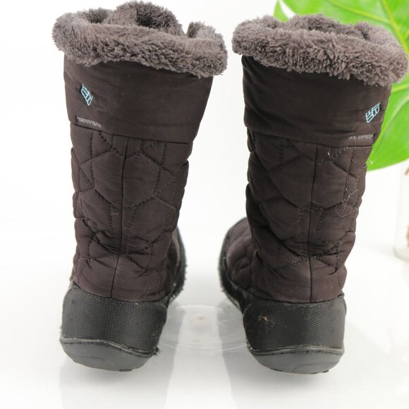 Columbia Womens Snow Minx Boot Size 7 Black Quilted Waterproof Omni Heat Lace-Up - Picture 5 of 12